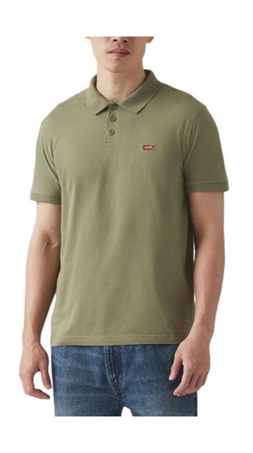 LEVIS HM POLO 358830277 T-SHIRT ΜΠΛΟΥΖΑ ΑΝΔΡΙΚΗ GREEN