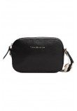 TOMMY HILFIGER LOGOTAPE CAMERA BAG ΤΣΑΝΤΑ ΓΥΝΑΙΚΕΙΑ BLACK