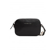 TOMMY HILFIGER LOGOTAPE CAMERA BAG ΤΣΑΝΤΑ ΓΥΝΑΙΚΕΙΑ BLACK