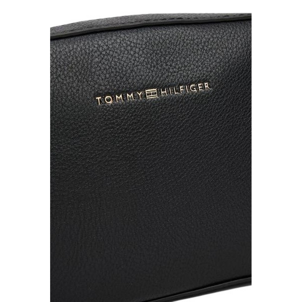 TOMMY HILFIGER LOGOTAPE CAMERA BAG ΤΣΑΝΤΑ ΓΥΝΑΙΚΕΙΑ BLACK