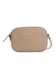 TOMMY HILFIGER LOGOTAPE CAMERA BAG ΤΣΑΝΤΑ ΓΥΝΑΙΚΕΙΑ TAUPE