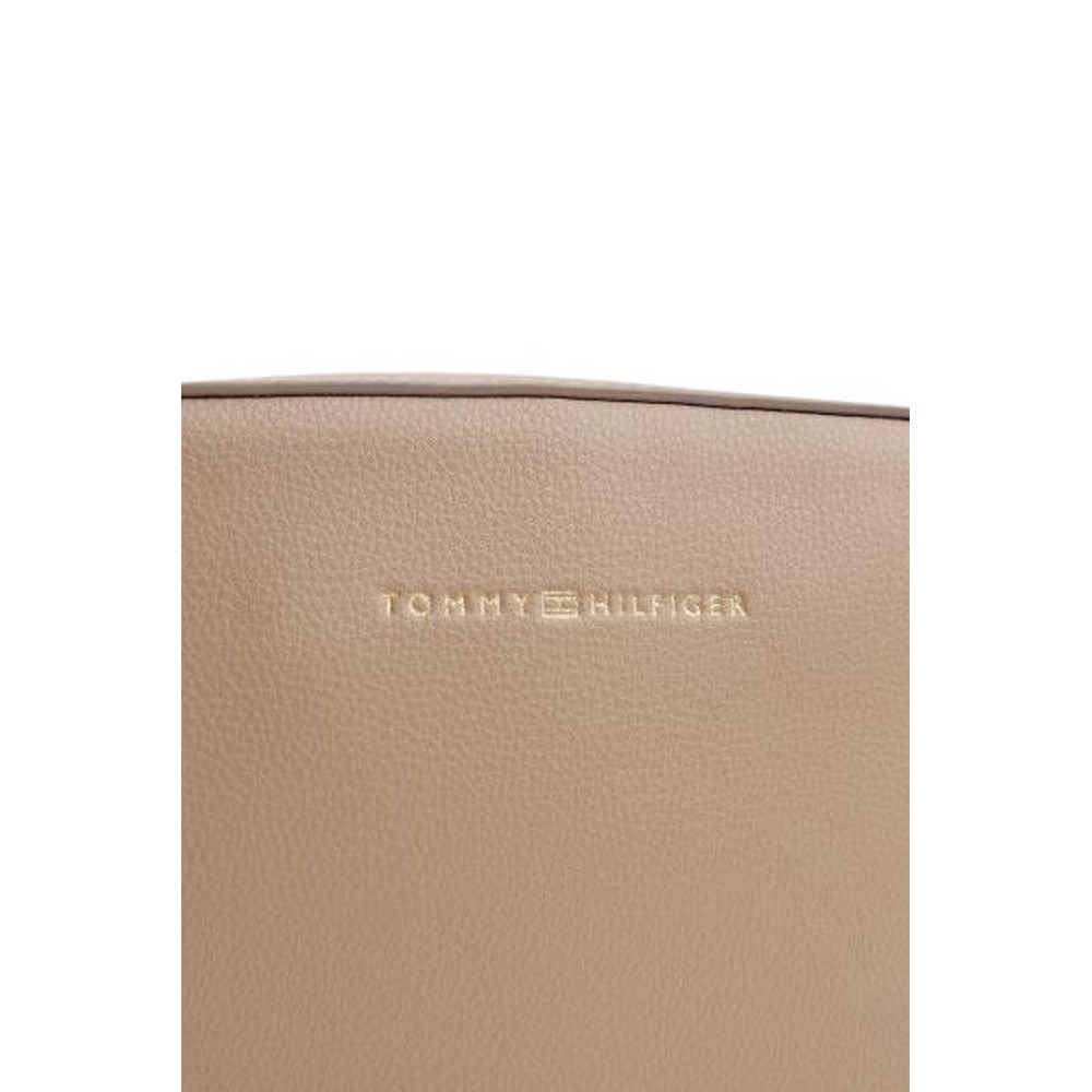 TOMMY HILFIGER LOGOTAPE CAMERA BAG ΤΣΑΝΤΑ ΓΥΝΑΙΚΕΙΑ TAUPE