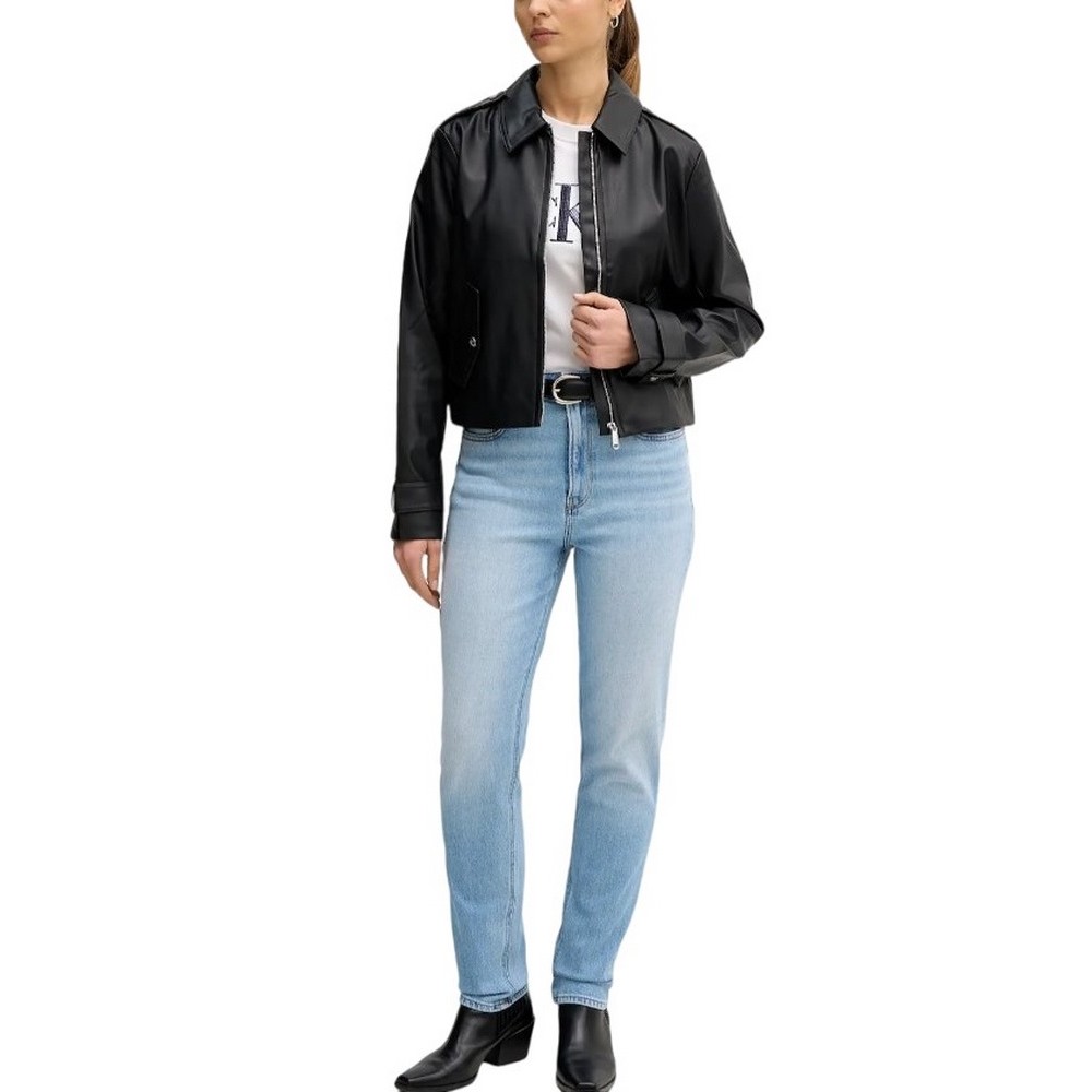 CALVIN KLEIN JEANS NEW MOM JEAN PANAMA ΠΑΝΤΕΛΟΝΙ ΓΥΝΑΙΚΕΙΟ LIGHT DENIM