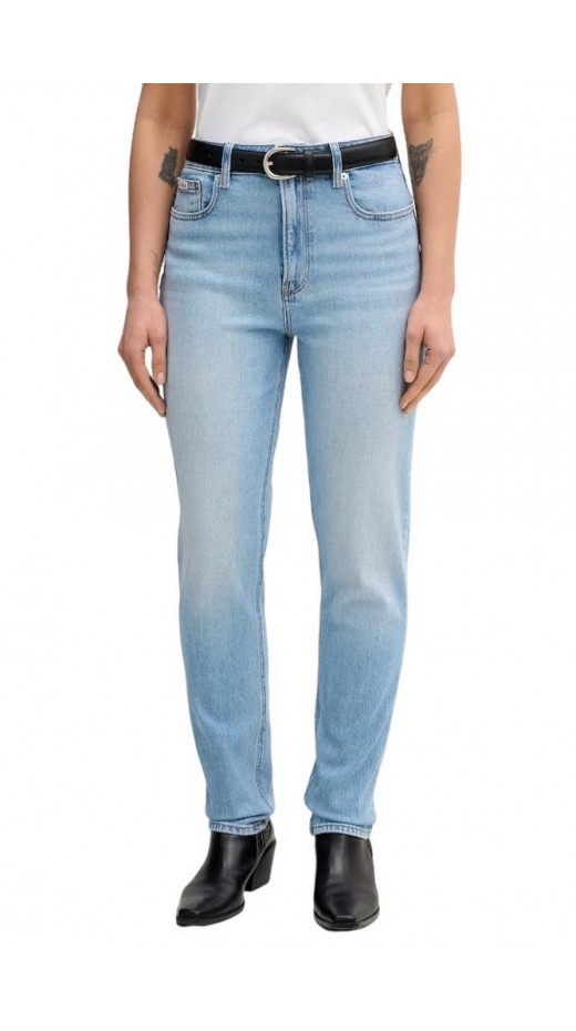 CALVIN KLEIN JEANS NEW MOM JEAN PANAMA ΠΑΝΤΕΛΟΝΙ ΓΥΝΑΙΚΕΙΟ LIGHT DENIM