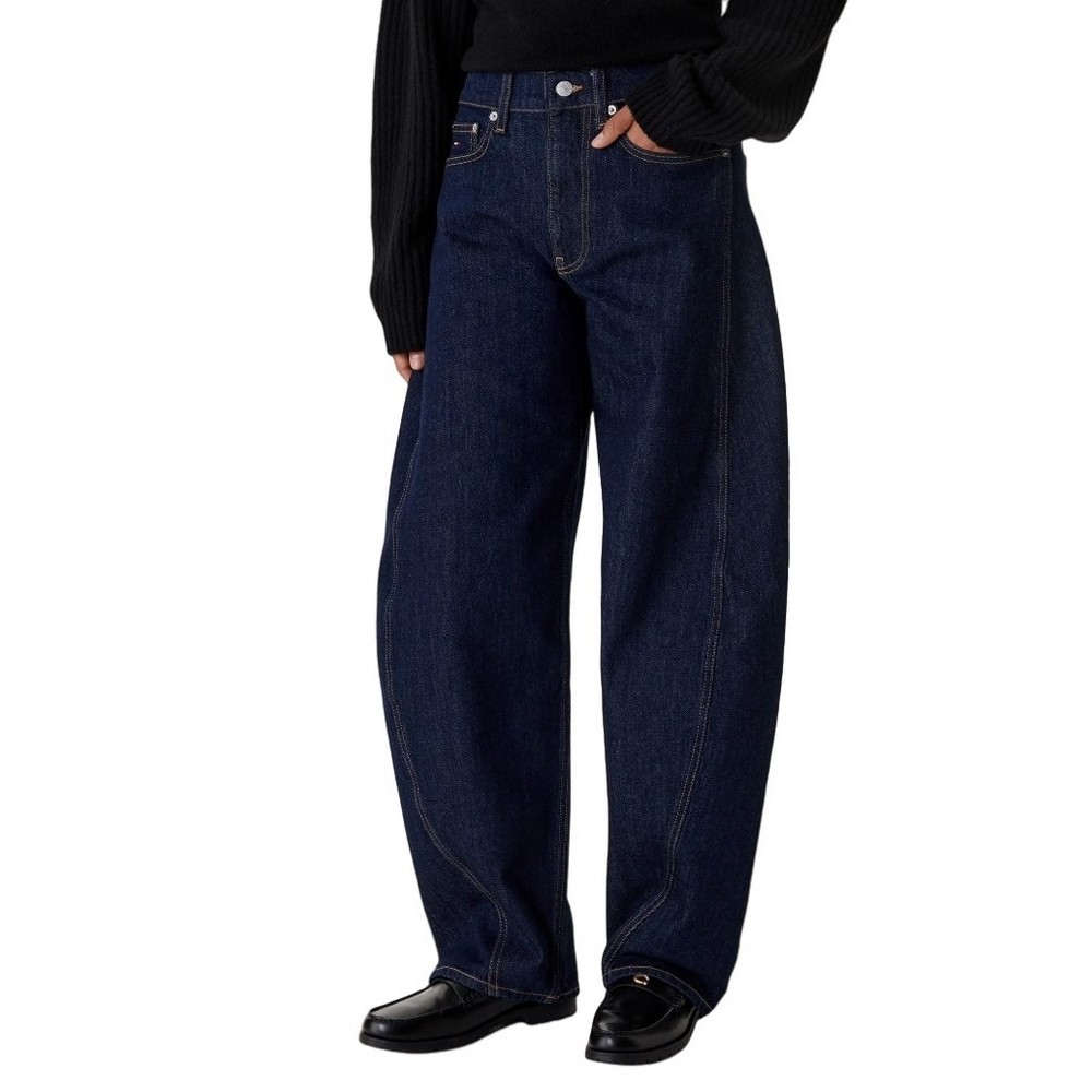 TOMMY JEANS ELLA MID BARREL DI4156 ΤΖΙΝ ΠΑΝΤΕΛΟΝΙ ΓΥΝΑΙΚΕΙΟ DENIM DARK