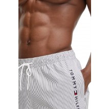 TOMMY HILFIGER MEDIUM DRAWSTRING STRIPE ΜΑΓΙΟ ΑΝΔΡΙΚΟ BLUE