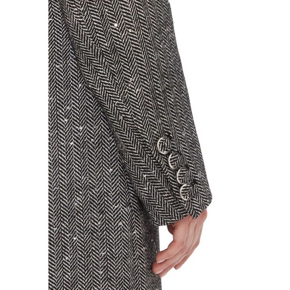 GUESS STEFANIA FITTED COAT ΠΑΛΤΟ ΓΥΝΑΙΚΕΙΟ BLACK