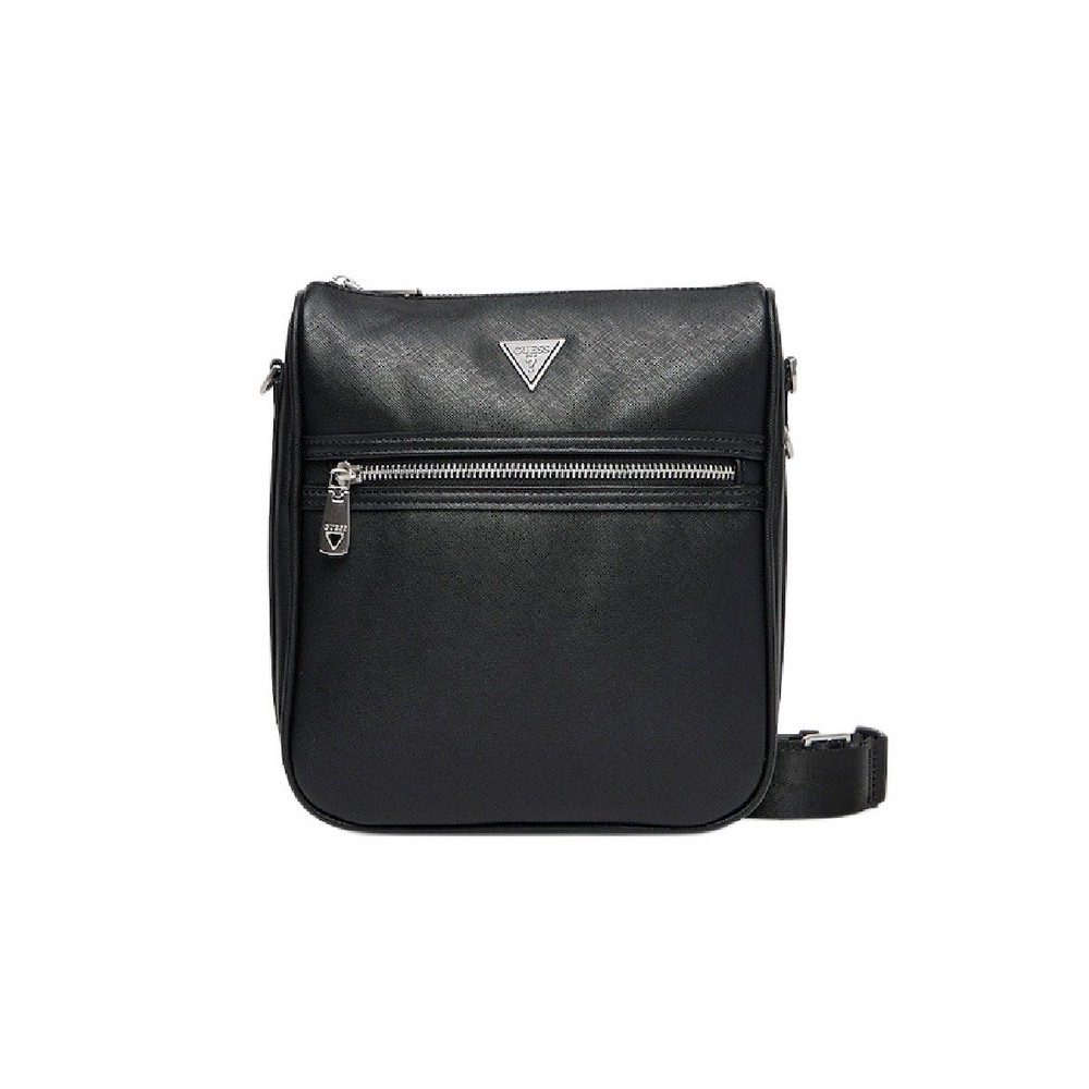 GUESS MILANO CROSSBODY 2 ΤΣΑΝΤΑ ΑΝΔΡΙΚΗ BLACK