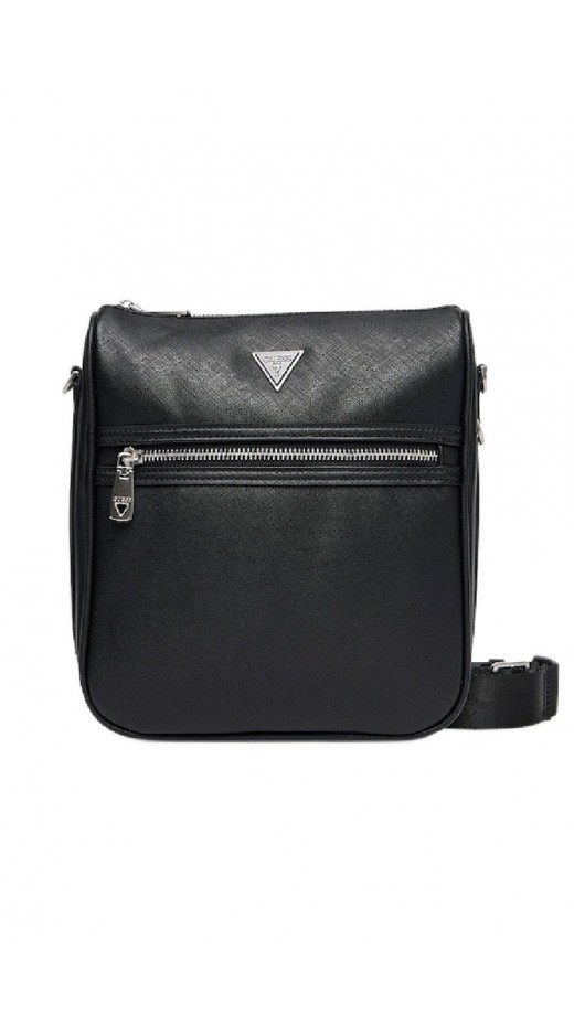 GUESS MILANO CROSSBODY 2 ΤΣΑΝΤΑ ΑΝΔΡΙΚΗ BLACK