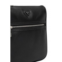 GUESS MILANO CROSSBODY 2 ΤΣΑΝΤΑ ΑΝΔΡΙΚΗ BLACK
