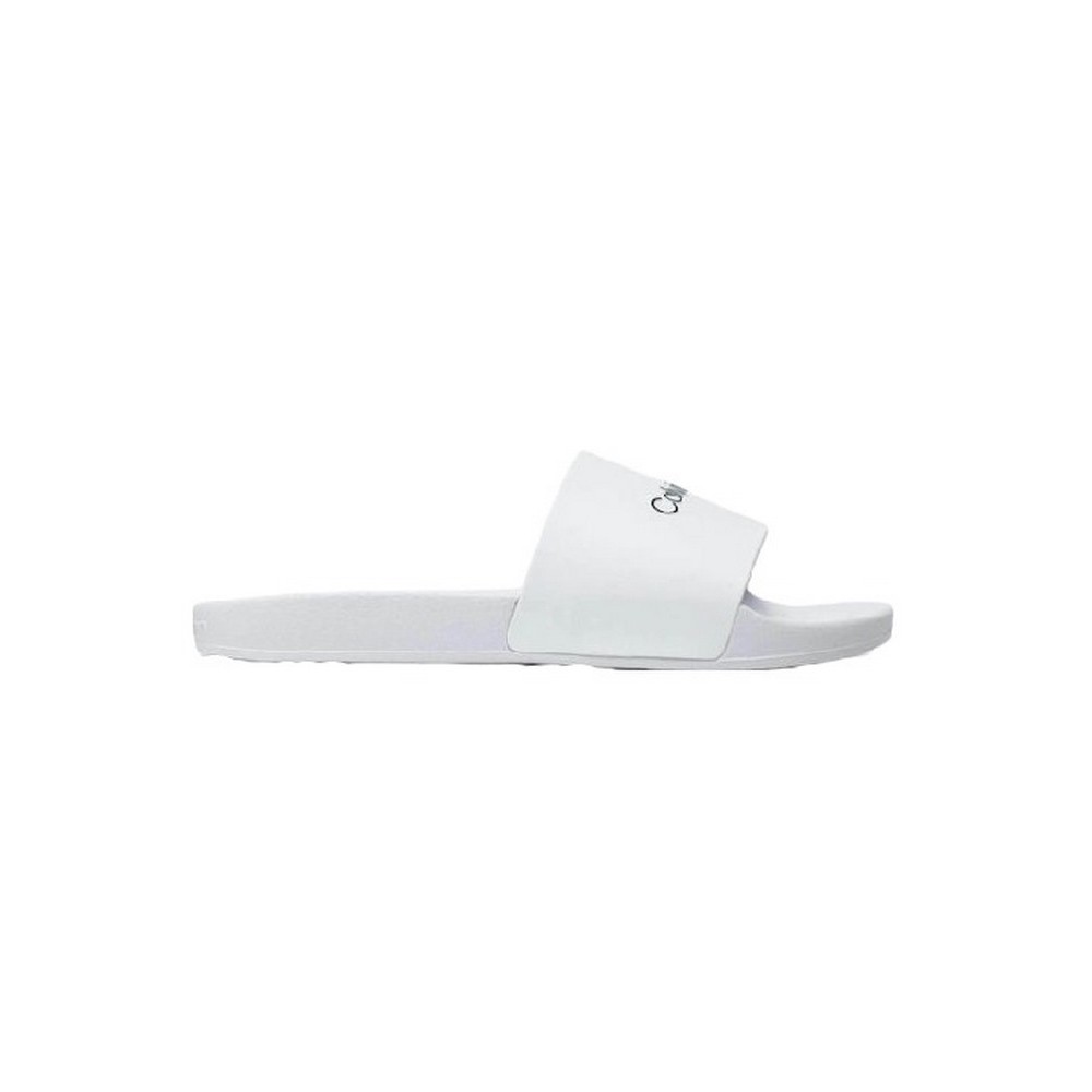 CALVIN KLEIN JEANS POOL SLIDE ΠΑΝΤΟΦΛΑ ΑΝΔΡΙΚΗ WHITE