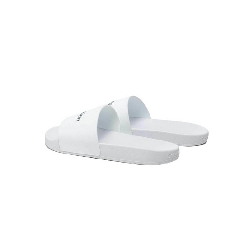 CALVIN KLEIN JEANS POOL SLIDE ΠΑΝΤΟΦΛΑ ΑΝΔΡΙΚΗ WHITE