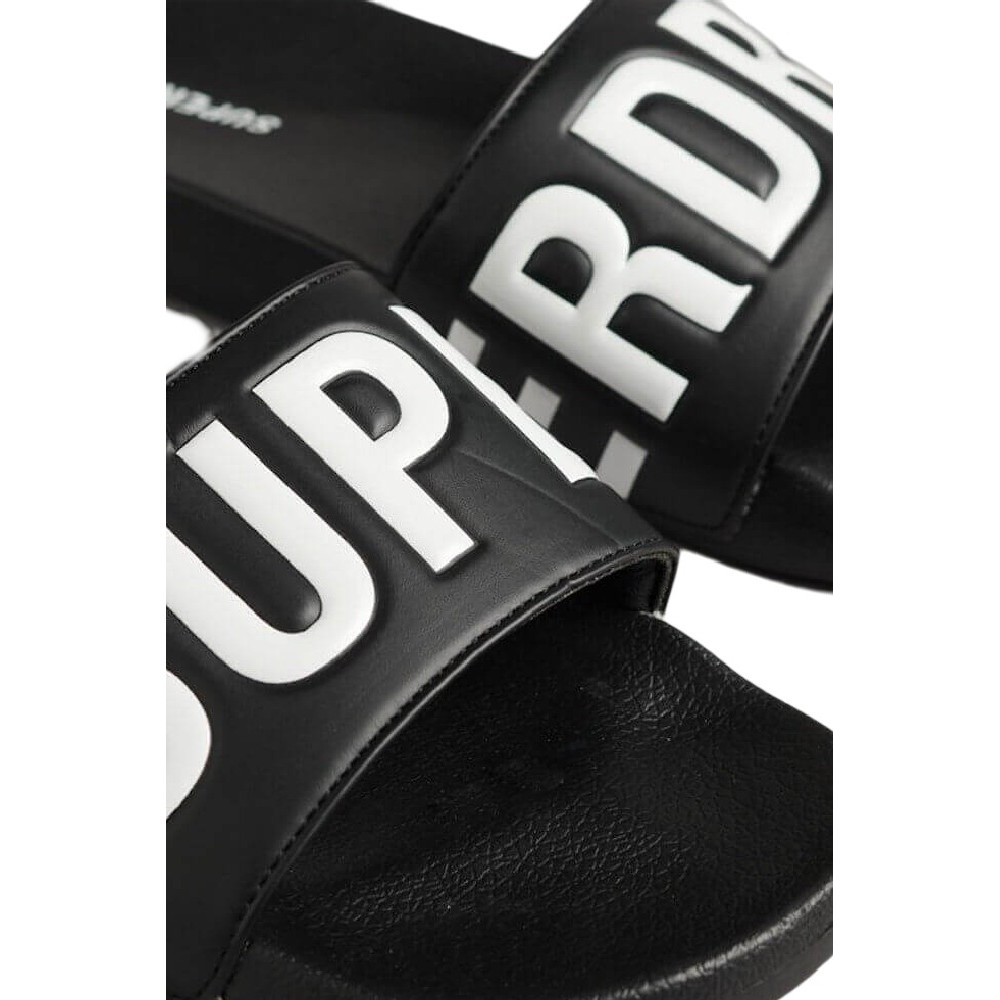 SUPERDRY CORE VEGAN POOL SLIDE ΠΑΝΤΟΦΛΑ ΑΝΔΡΙΚΗ BLACK