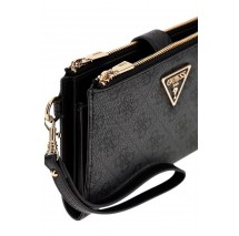 GUESS LAUREL II SLG DBL ZIP ORGNZR ΠΟΡΤΟΦΟΛΙ ΓΥΝΑΙΚΕΙΟ GREY