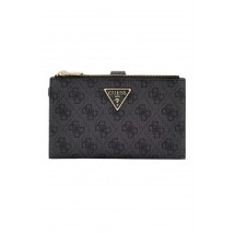 GUESS LAUREL II SLG DBL ZIP ORGNZR ΠΟΡΤΟΦΟΛΙ ΓΥΝΑΙΚΕΙΟ GREY