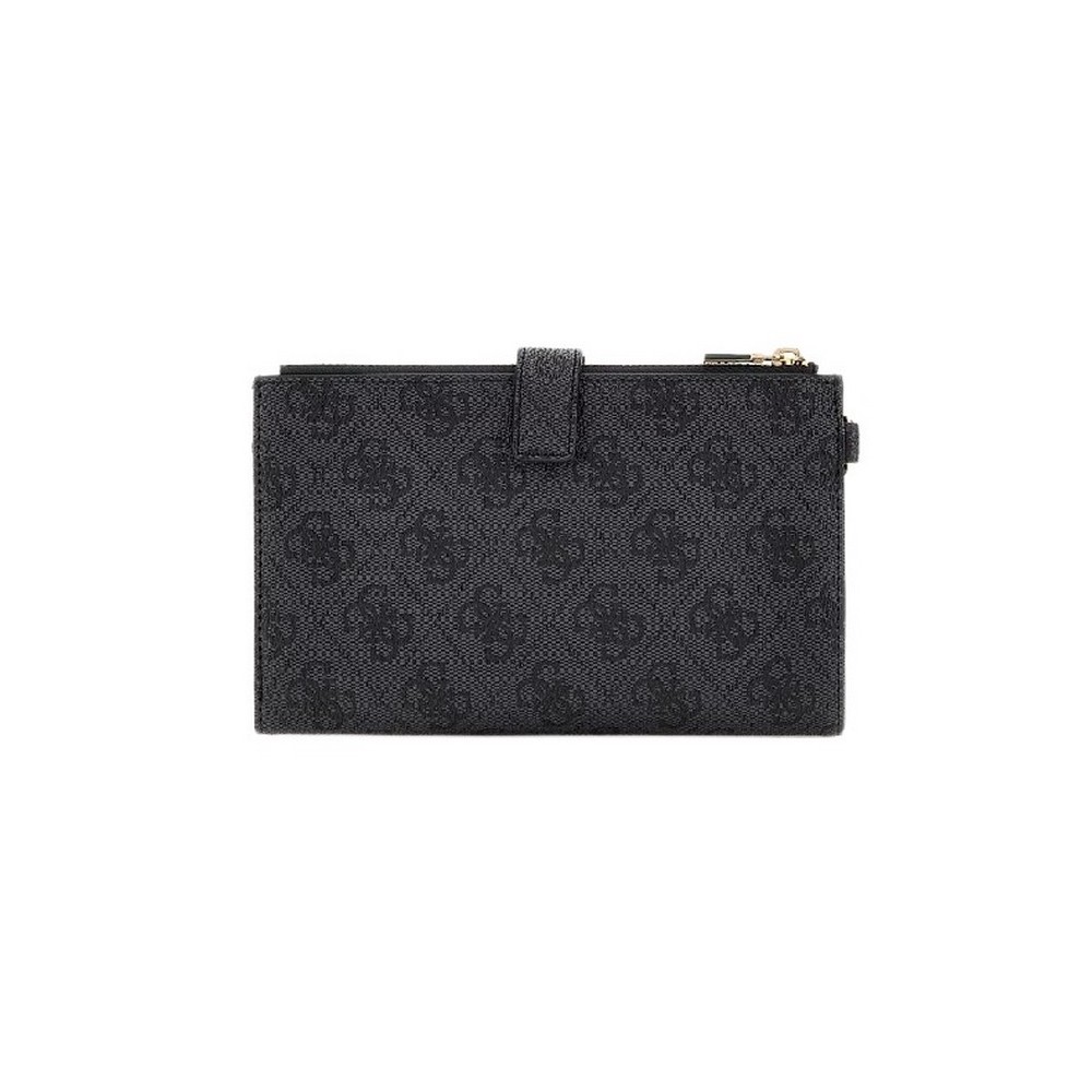 GUESS LAUREL II SLG DBL ZIP ORGNZR ΠΟΡΤΟΦΟΛΙ ΓΥΝΑΙΚΕΙΟ GREY