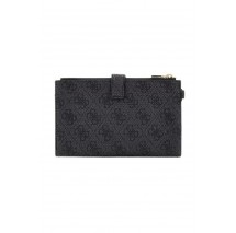 GUESS LAUREL II SLG DBL ZIP ORGNZR ΠΟΡΤΟΦΟΛΙ ΓΥΝΑΙΚΕΙΟ GREY