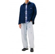 TOMMY JEANS QUILTED PADDED OVERSHIRT ΜΠΟΥΦΑΝ ΑΝΔΡΙΚΟ DARK NAVY