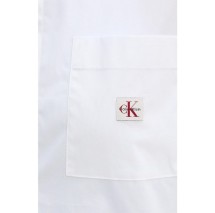 CALVIN KLEIN JEANS POPLIN RELAXED SHIRT ΠΟΥΚΑΜΙΣΟ ΓΥΝΑΙΚΕΙΟ WHITE