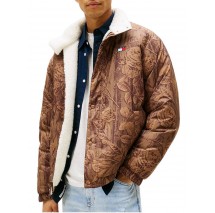 TOMMY JEANS REVERSIBLE TEDDY JACKET ΜΠΟΥΦΑΝ ΑΝΔΡΙΚΟ OFF WHITE