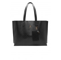 TOMMY HILFIGER DISTINCT TOTE MONO ΤΣΑΝΤΑ ΓΥΝΑΙΚΕΙΑ BLACK