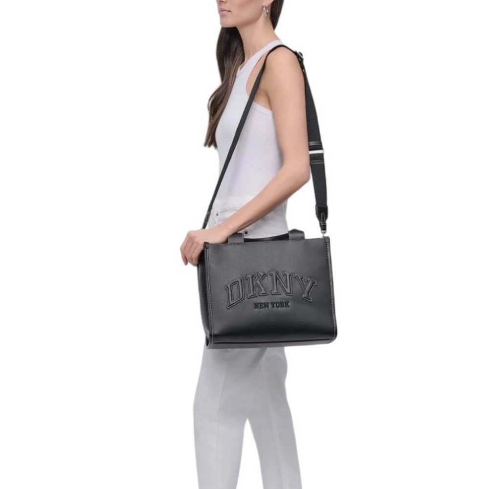DKNY HADLEE TOTE HANDBAG R52AQR57 ΤΣΑΝΤΑ ΓΥΝΑΙΚΕΙΑ BLACK