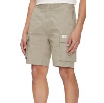 CALVIN KLEIN JEANS WASHED CARGO SHORT ΒΕΡΜΟΥΔΑ ΑΝΔΡΙΚΗ OLIVE
