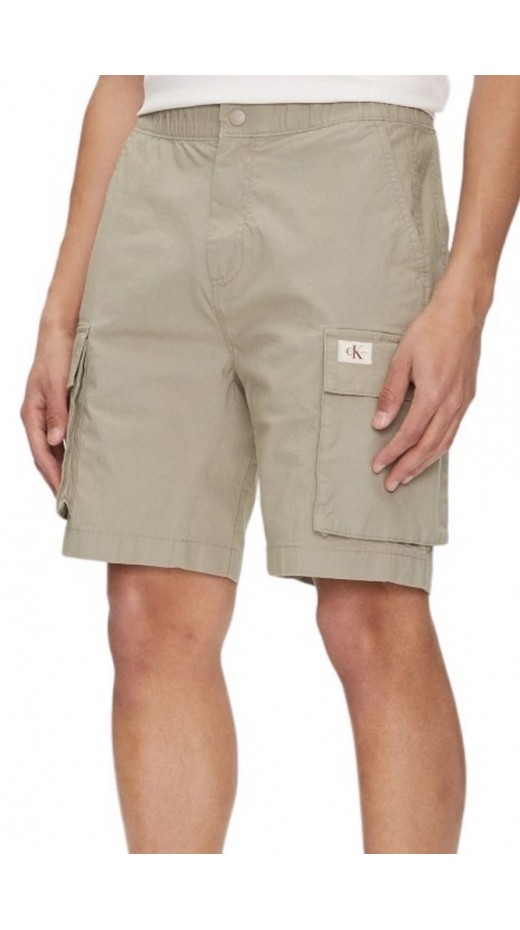 CALVIN KLEIN JEANS WASHED CARGO SHORT ΒΕΡΜΟΥΔΑ ΑΝΔΡΙΚΗ OLIVE
