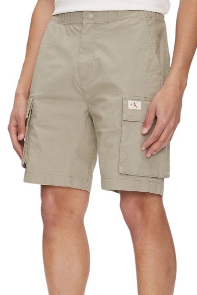 CALVIN KLEIN JEANS WASHED CARGO SHORT ΒΕΡΜΟΥΔΑ ΑΝΔΡΙΚΗ OLIVE