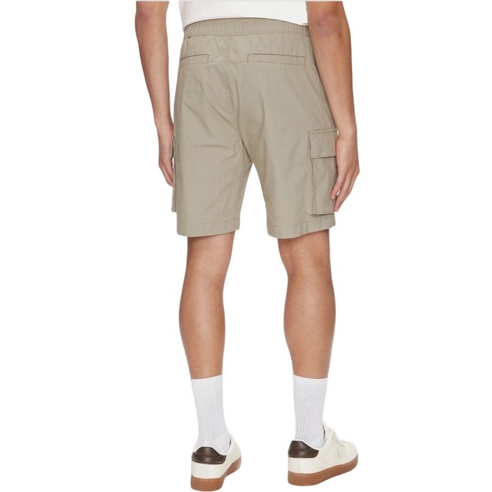 CALVIN KLEIN JEANS WASHED CARGO SHORT ΒΕΡΜΟΥΔΑ ΑΝΔΡΙΚΗ OLIVE