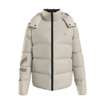 CALVIN KLEIN JEANS ESSENTIALS NON DOWN JACKET ΜΠΟΥΦΑΝ ΑΝΔΡΙΚΟ ECRU