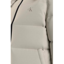 CALVIN KLEIN JEANS ESSENTIALS NON DOWN JACKET ΜΠΟΥΦΑΝ ΑΝΔΡΙΚΟ ECRU