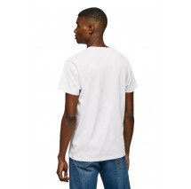 PEPE JEANS FLAG LOGO N  T-SHIRT ΑΝΔΡΙΚΟ WHITE