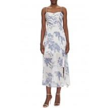 GUESS SL ELLIE DRESS ΦΟΡΕΜΑ ΓΥΝΑΙΚΕΙΟ WHITE/BLUE