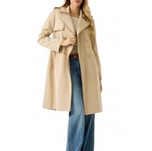 GUESS JENNY PU DETAILS TRENCH ΚΑΜΠΑΡΝΤΙΝΑ ΓΥΝΑΙΚΕΙΑ BEIGE